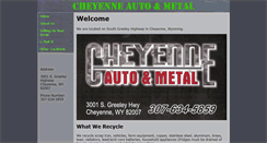 Desktop Screenshot of cheyenneautometal.com